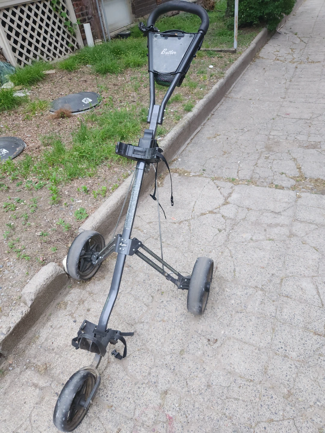 The Legend Butter 3-Wheel Golf Push Cart - photo 4