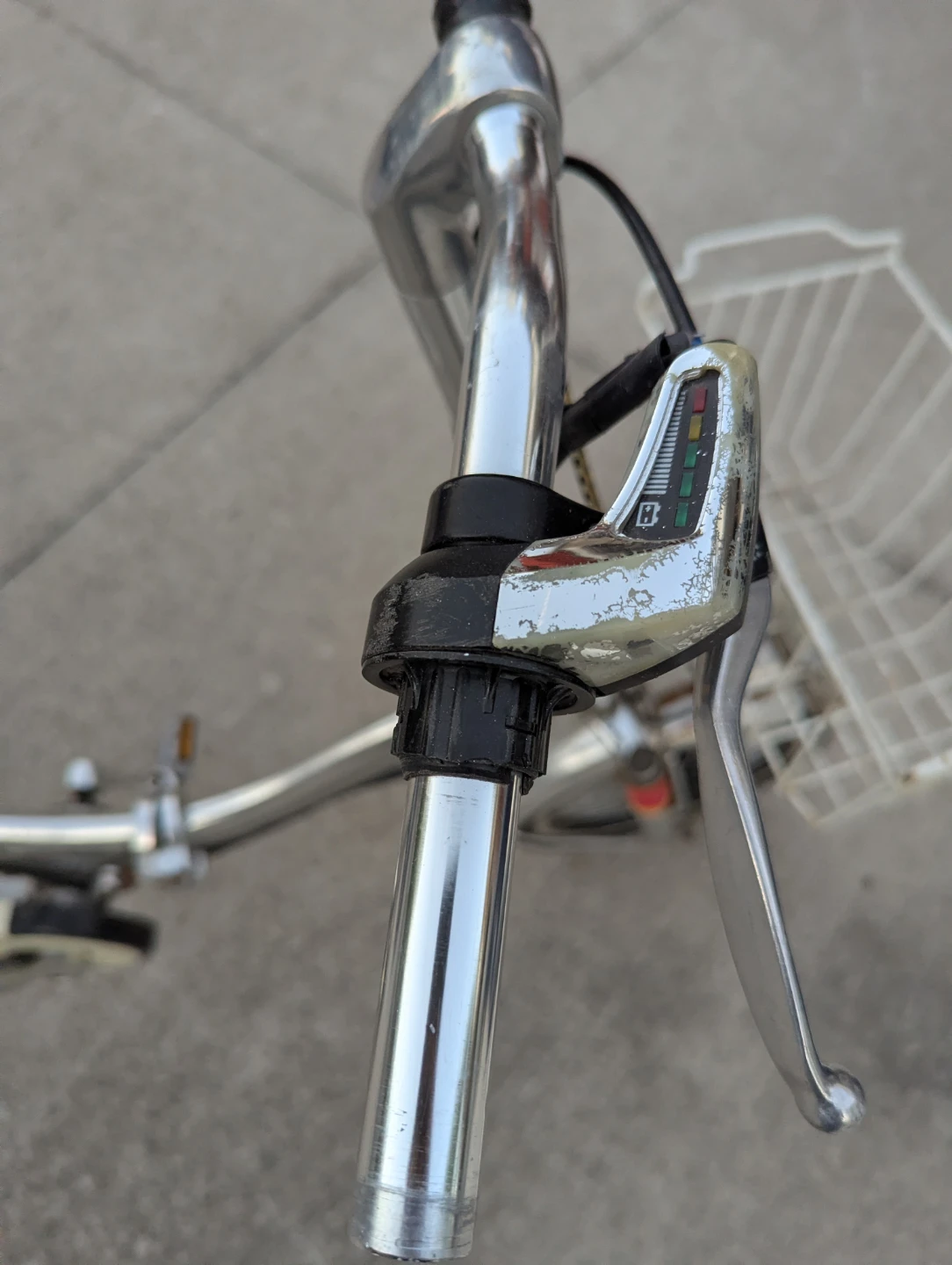 Silver Folding Electric Bicycle - photo 5