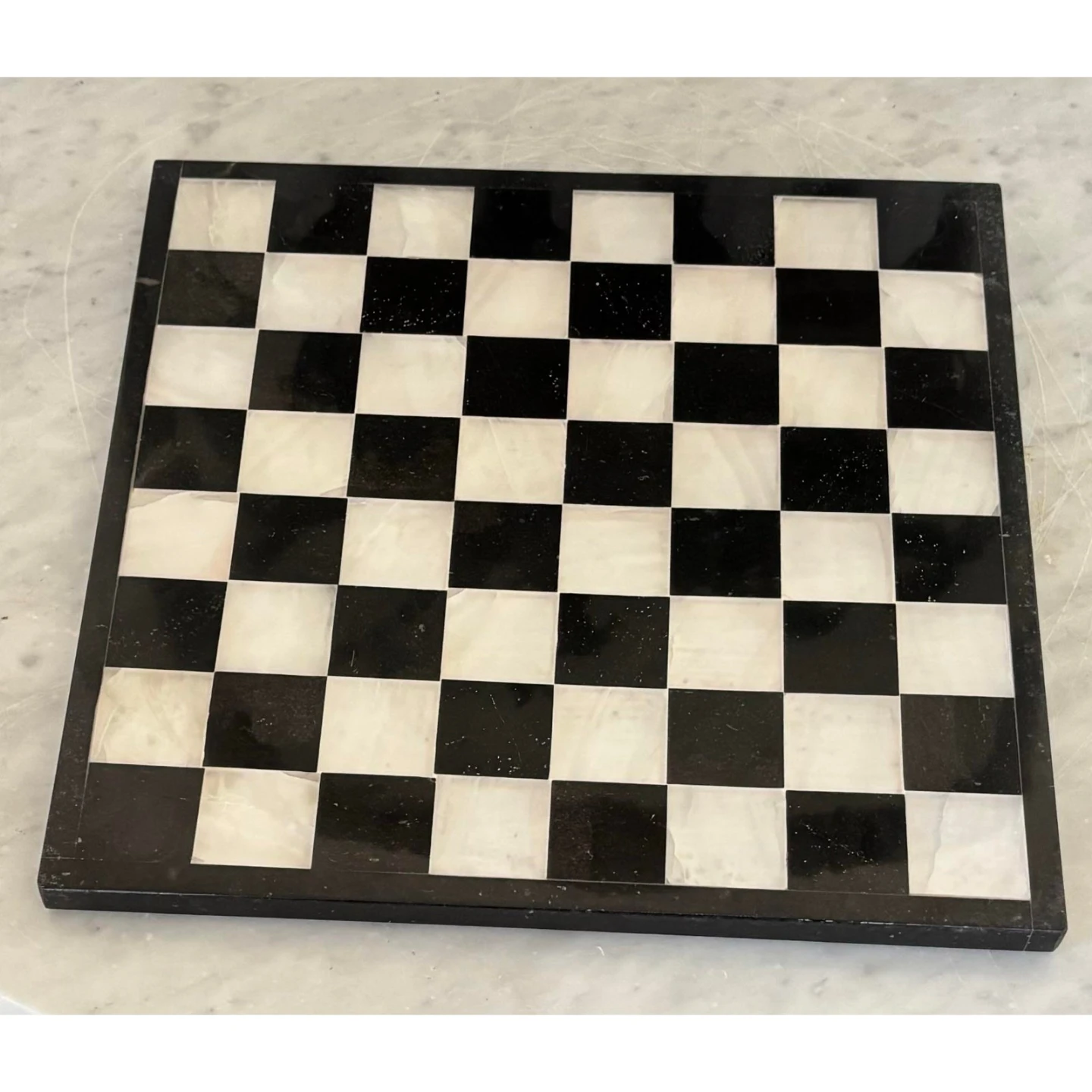 Vintage Marble and Onyx Chess Board - photo 3