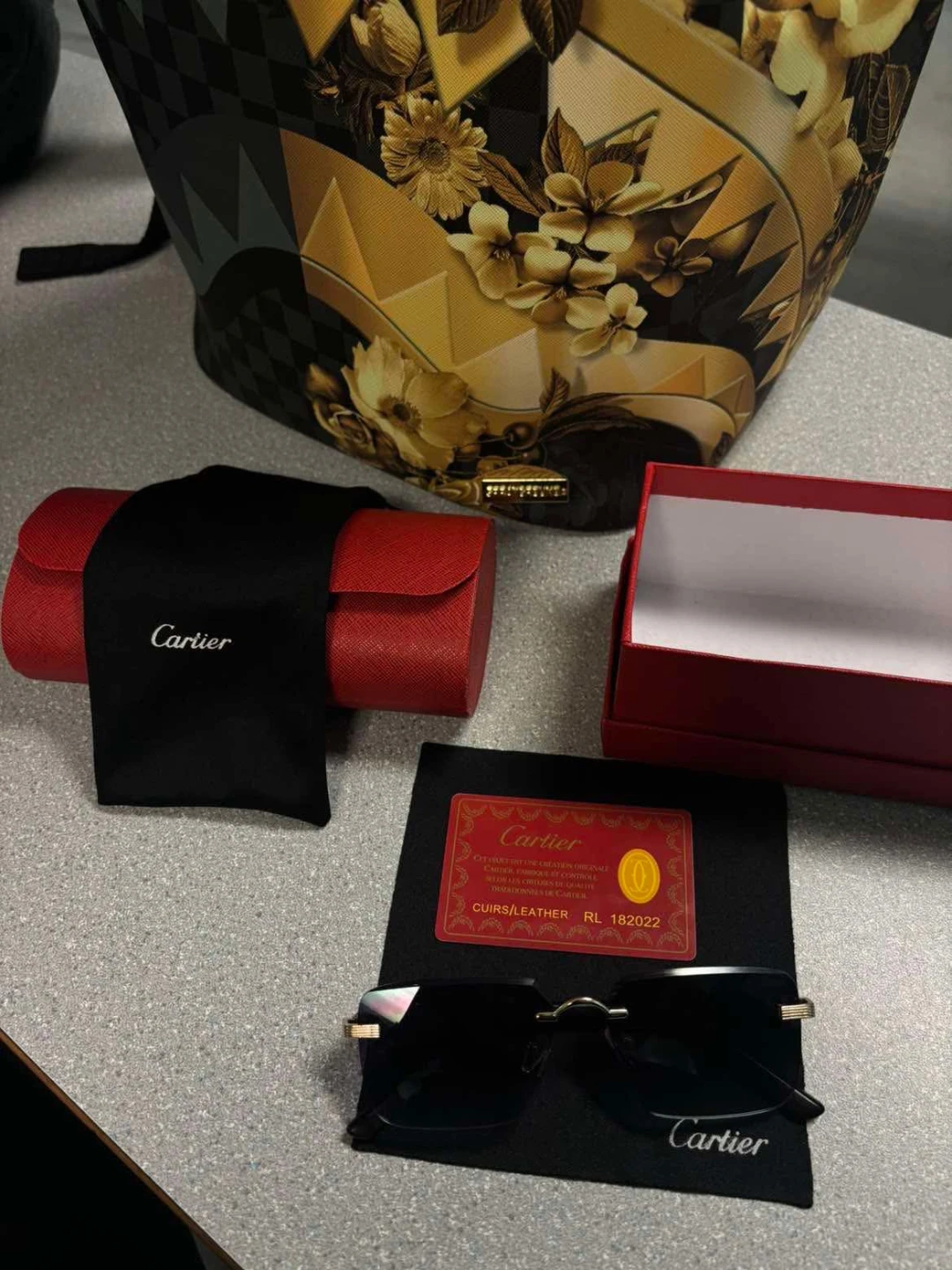 Cartier Rimless Sunglasses