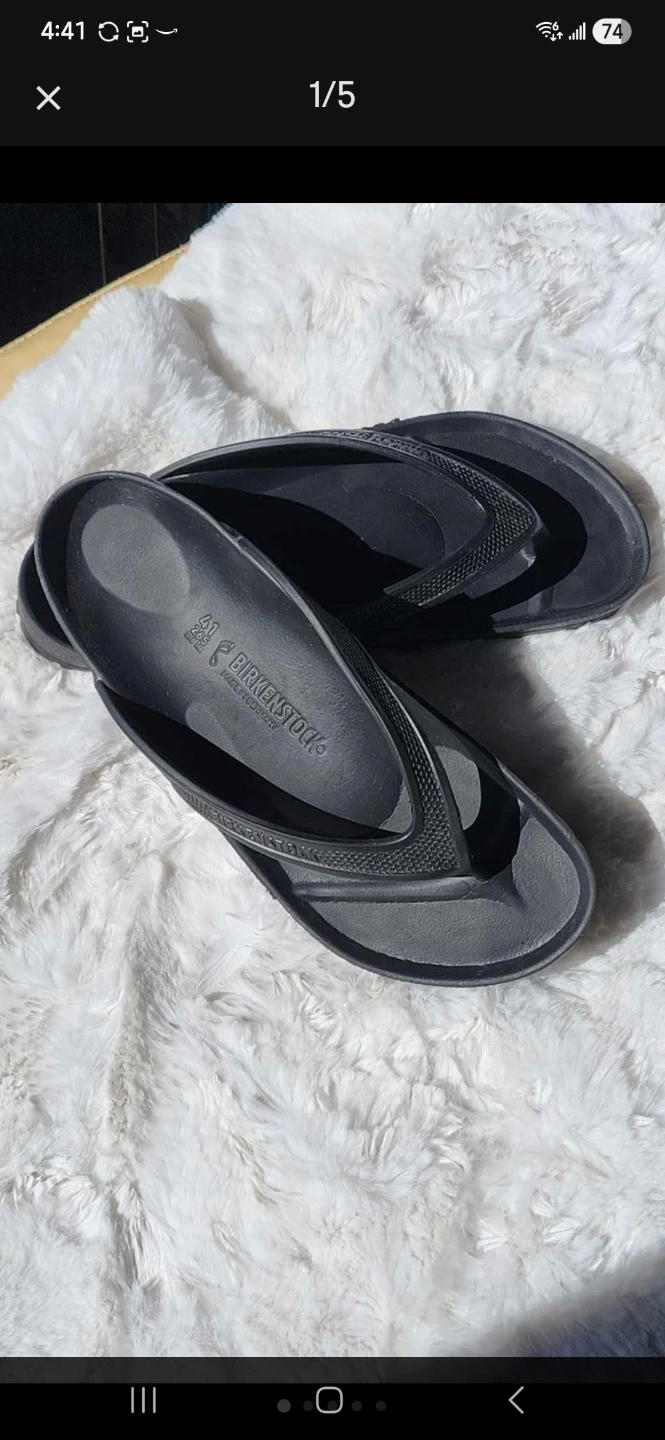 Birkenstock Honolulu Essentials Flip Flops - Black