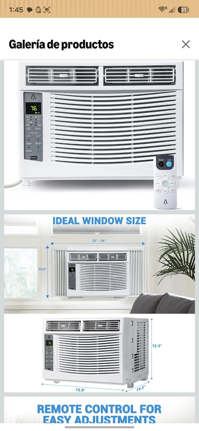 TOWALLMARK Air Conditioner 6000 BTU - photo 3