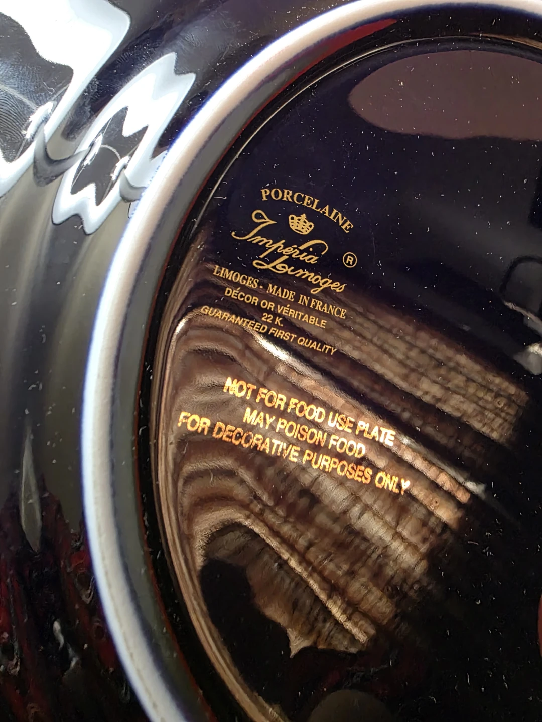 Limoges Round Plate P-205 - photo 2