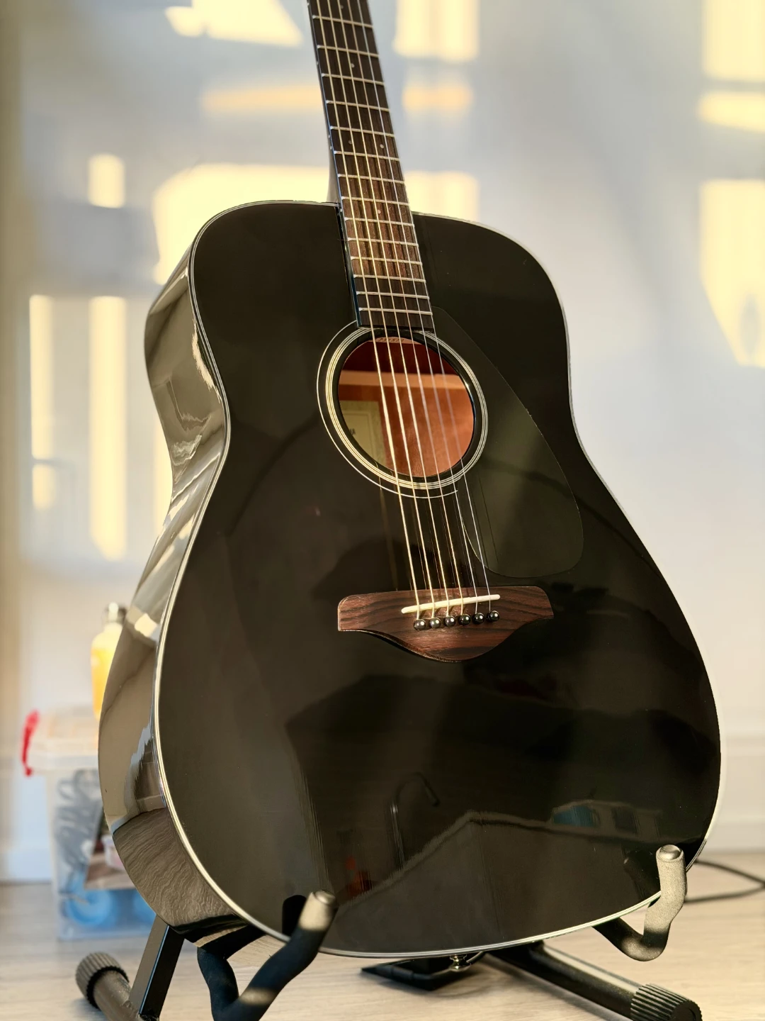 Yamaha FG800 Acoustic Guitar Shiny Black