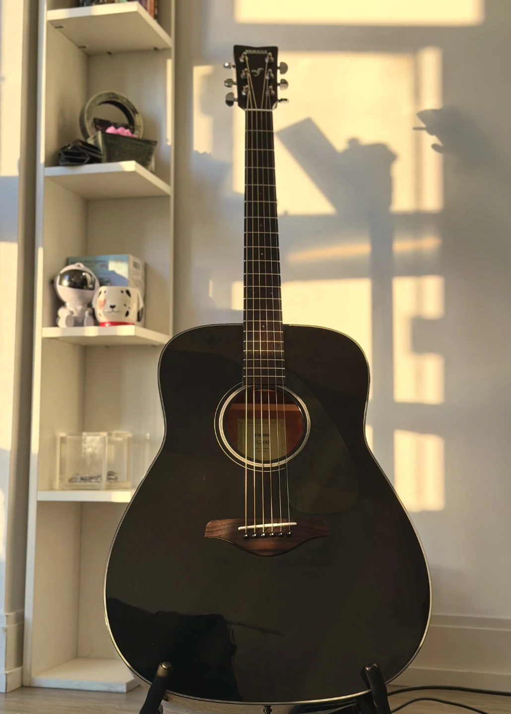 Yamaha FG800 Acoustic Guitar Shiny Black - photo 2