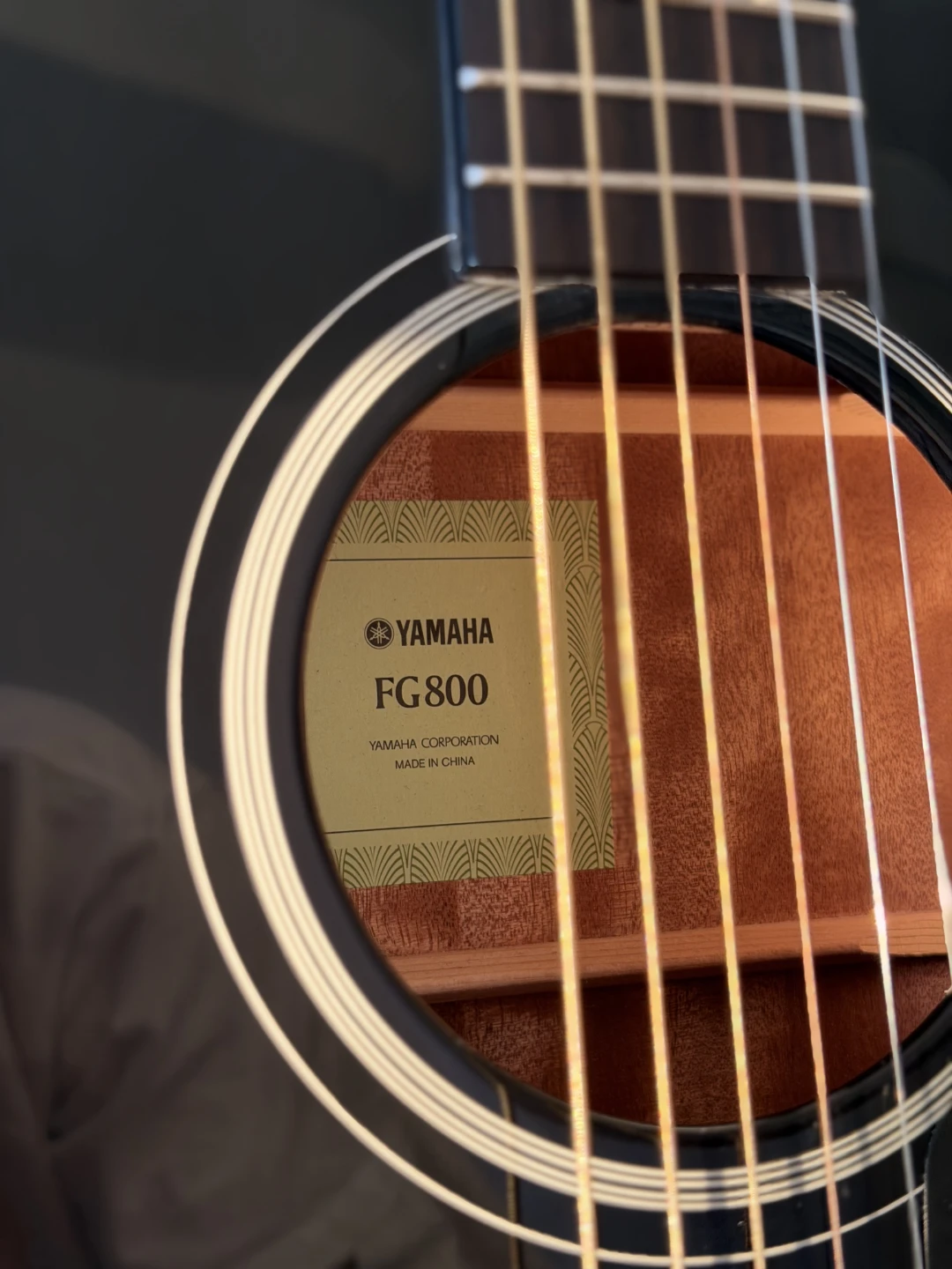 Yamaha FG800 Acoustic Guitar Shiny Black - photo 4