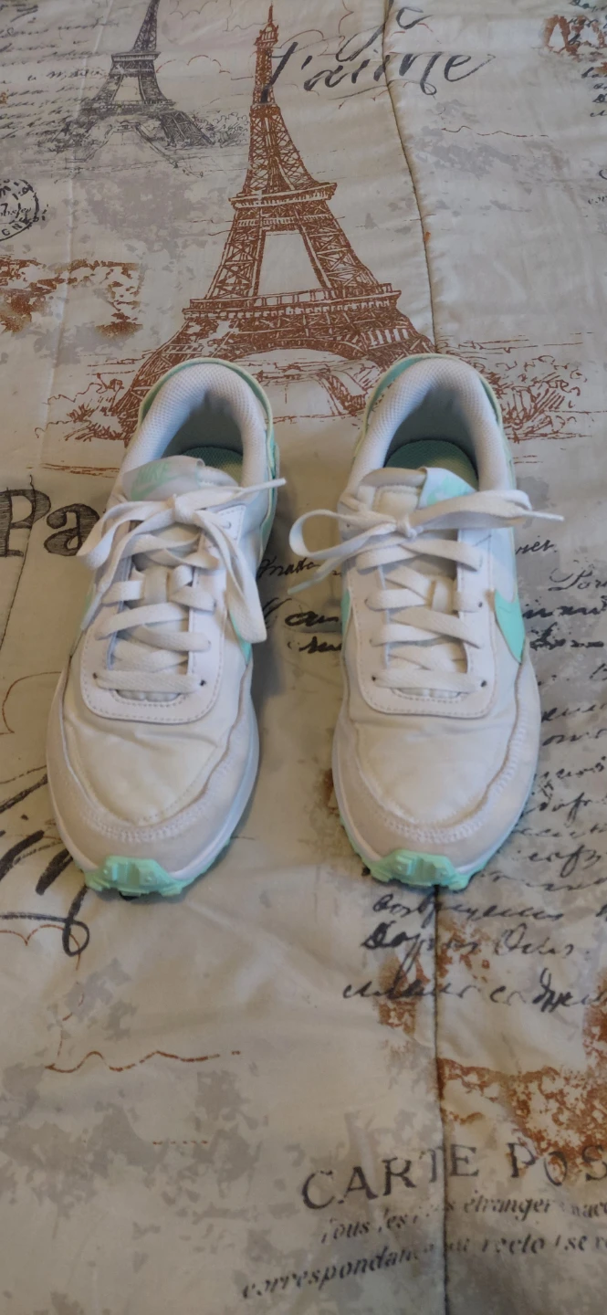 Nike Women's White & Mint Running Shoes