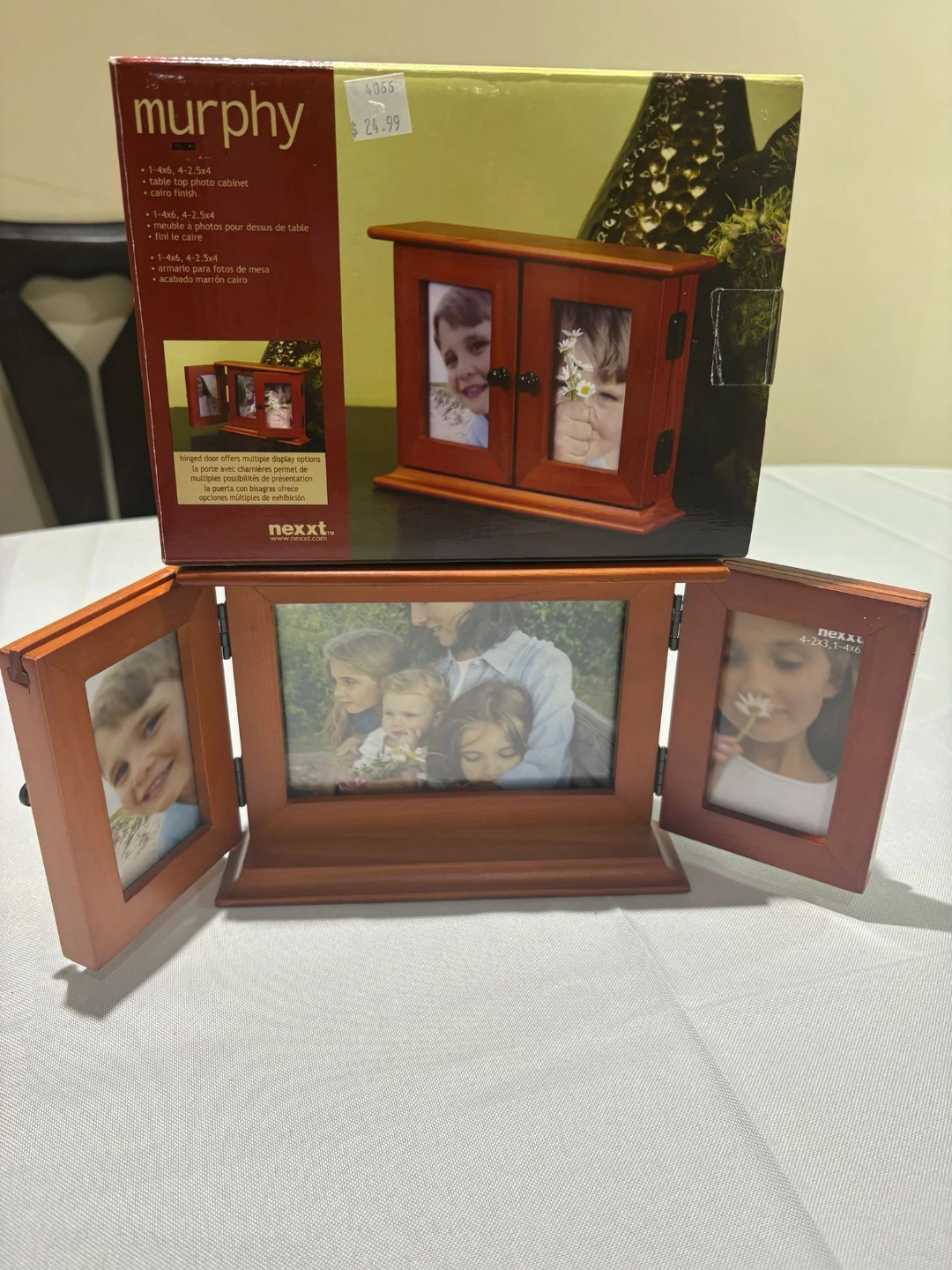 Murphy by Nextxt Table Top Photo Cabinet