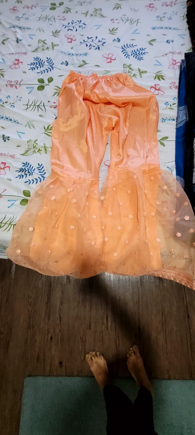 Orange Embroidered Three-Piece Suit(size-M) - photo 3