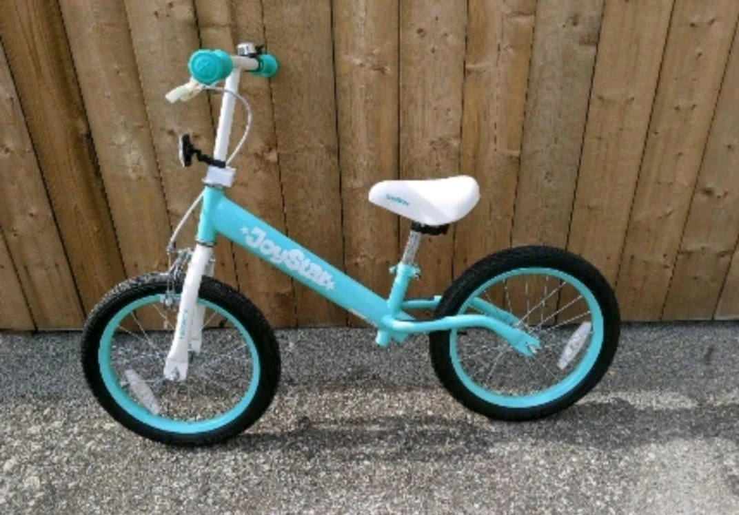 Balance bike with Heely's