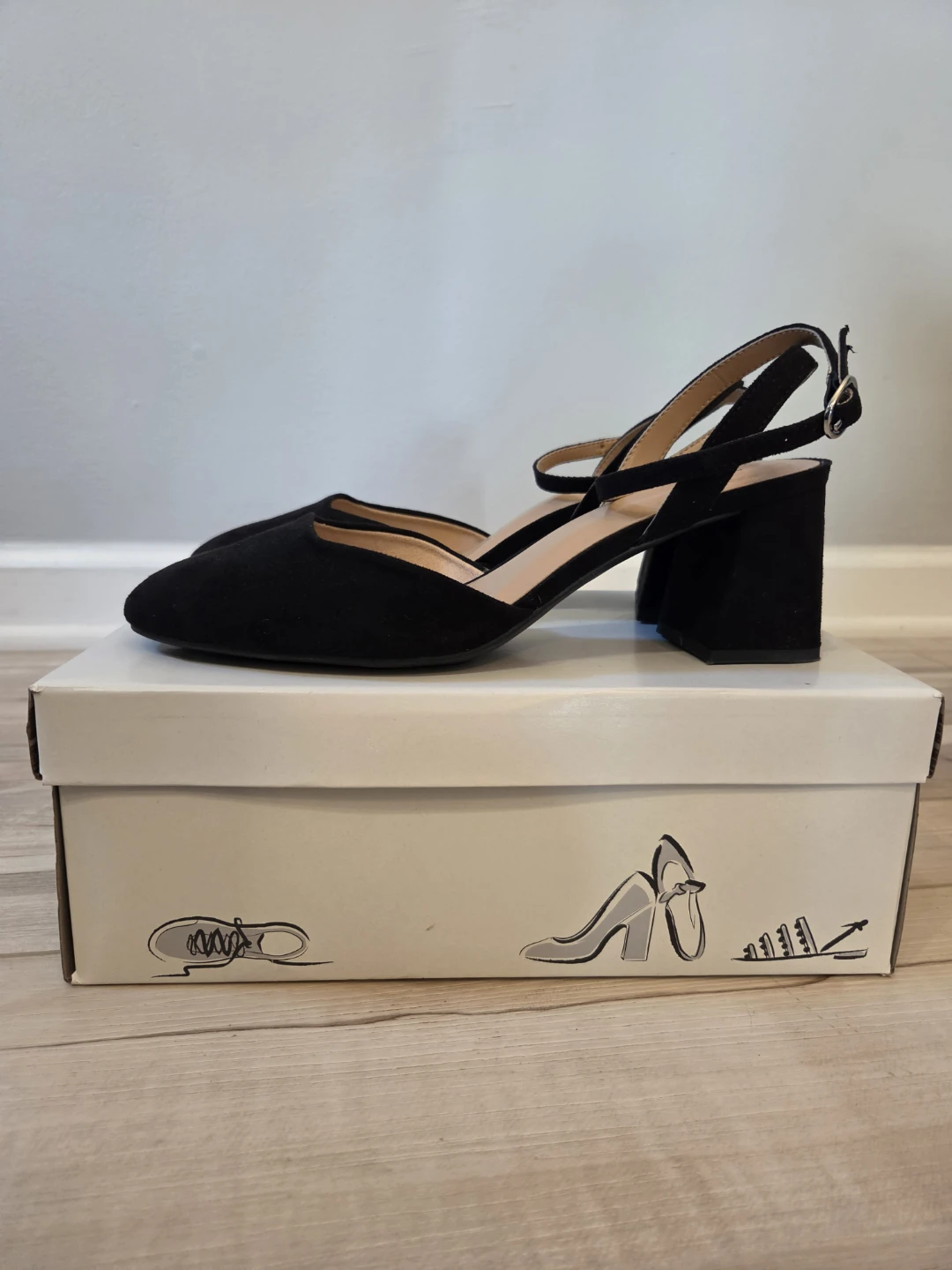 A New Day Black Alexa Heels Size 8 - photo 2