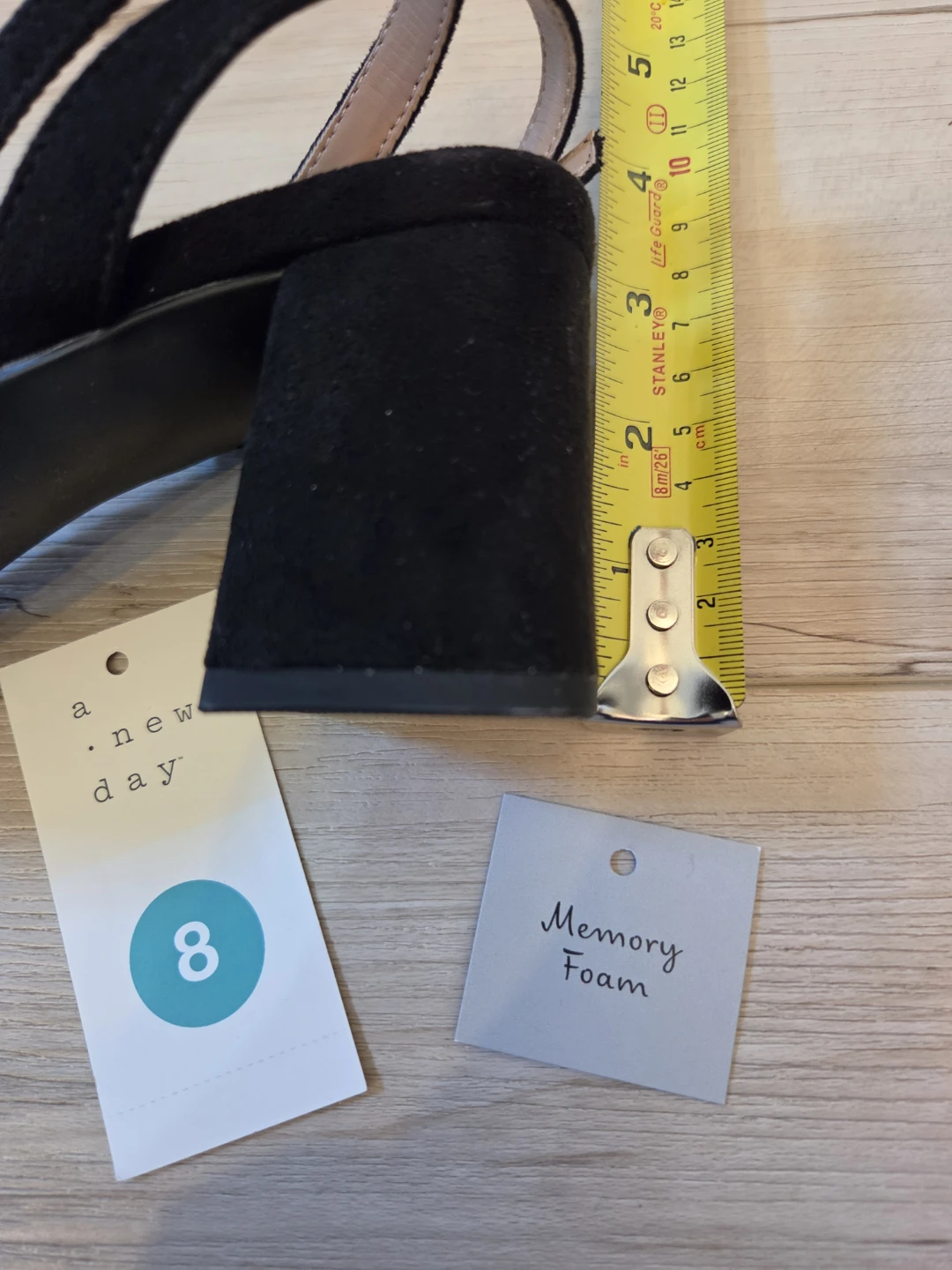 A New Day Black Alexa Heels Size 8 - photo 3