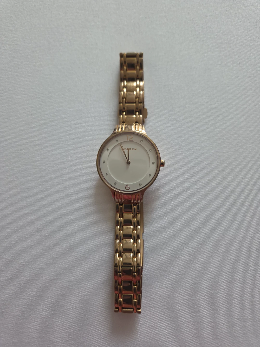 SKAGEN Anita Lille Rose Gold Tone Stainless Steel Watch