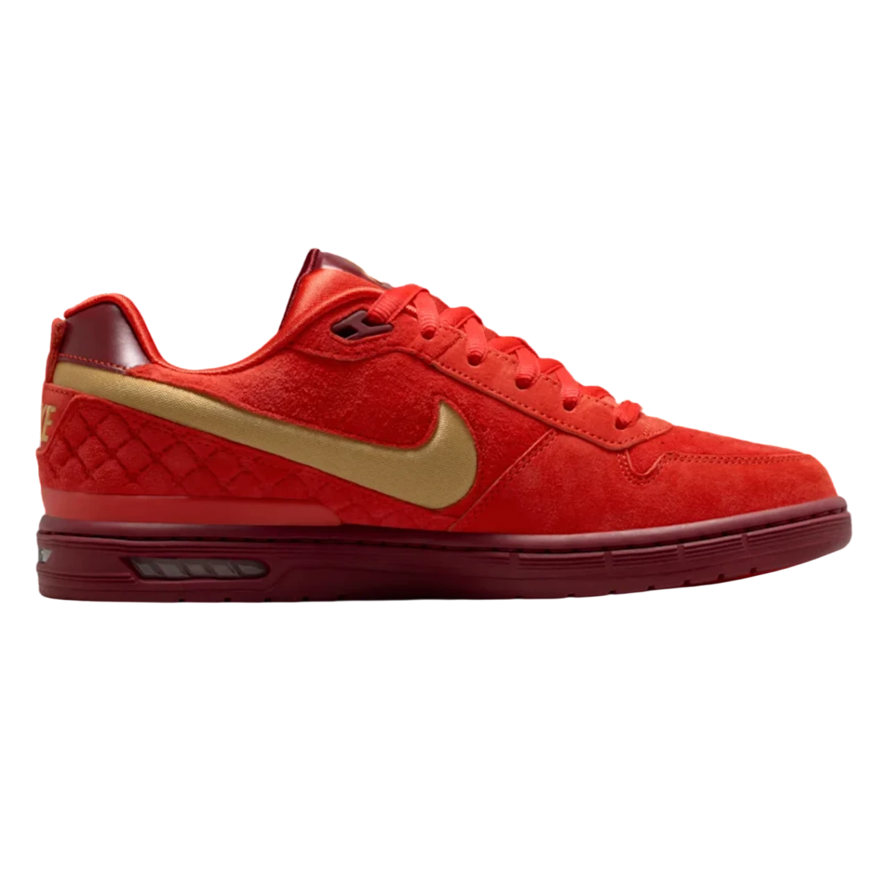 Nike SB P-Rod 1 Zoom Air Low QS "West Coast" Red Gold - Size 11