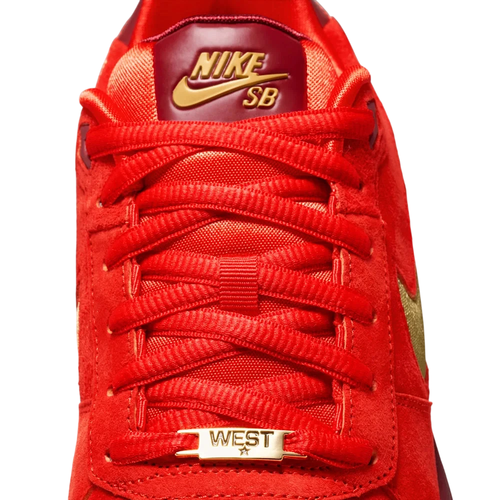 Nike SB P-Rod 1 Zoom Air Low QS "West Coast" Red Gold - Size 11 - photo 5