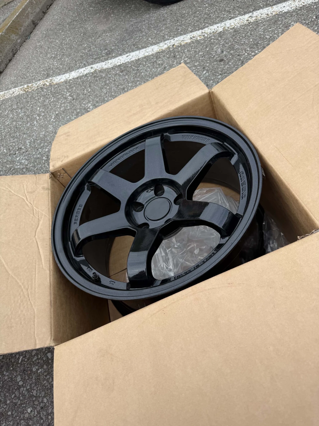 FOR SALE: 18" TE37 Replica Wheels - photo 3