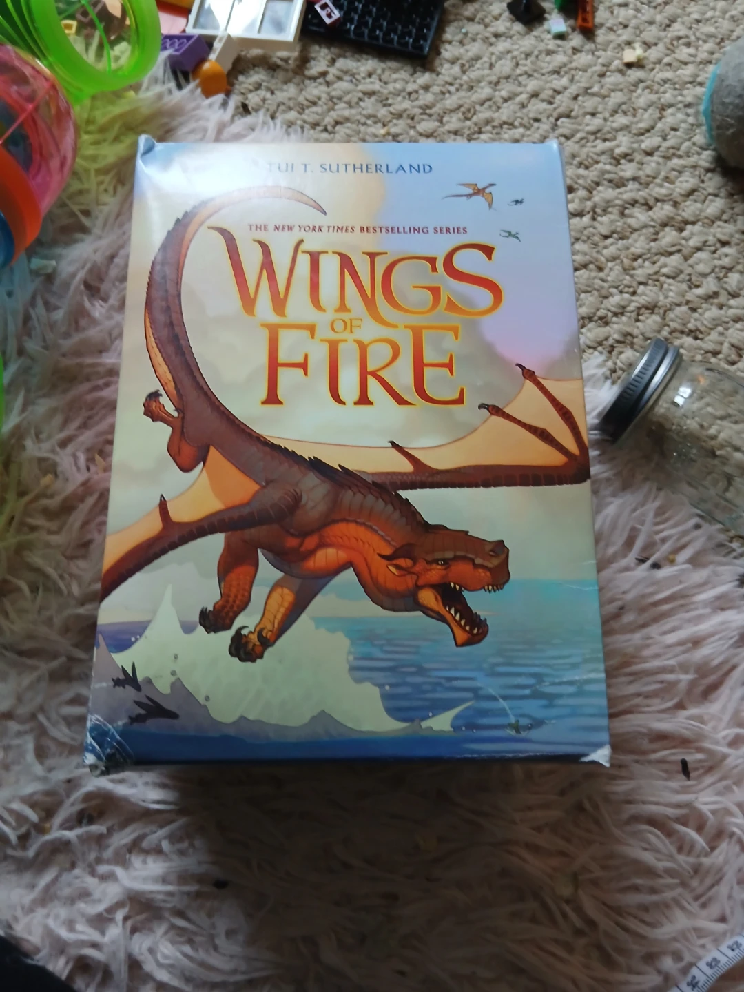 Wings of Fire by Tui T. Sutherland Books first five