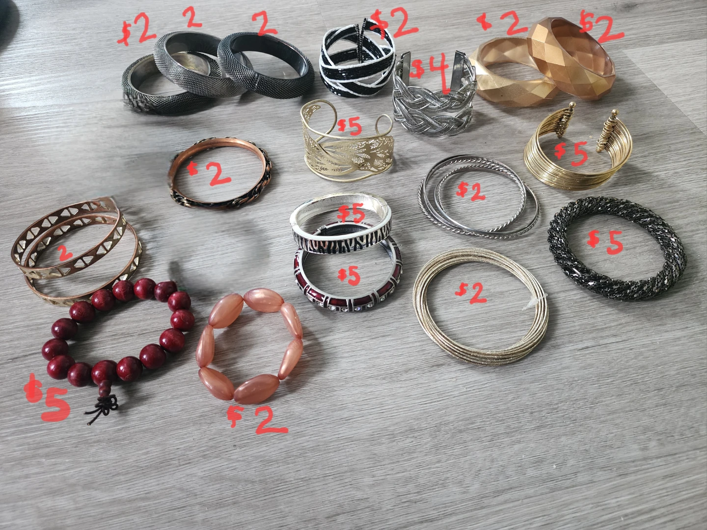 Assorted Bangles and Bracelets (NEW)