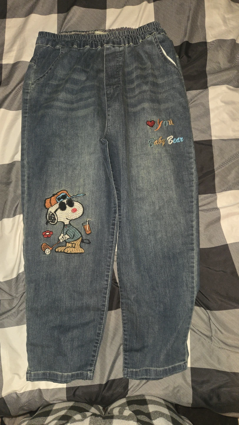 Zhong Mo Snoopy & Baby Bear Jeans XL - photo 3