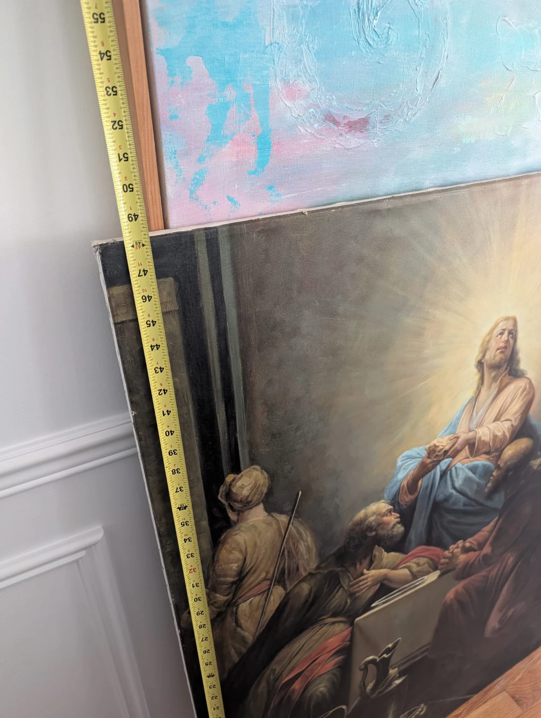 Large Religious Oil Painting of Jesus - photo 5