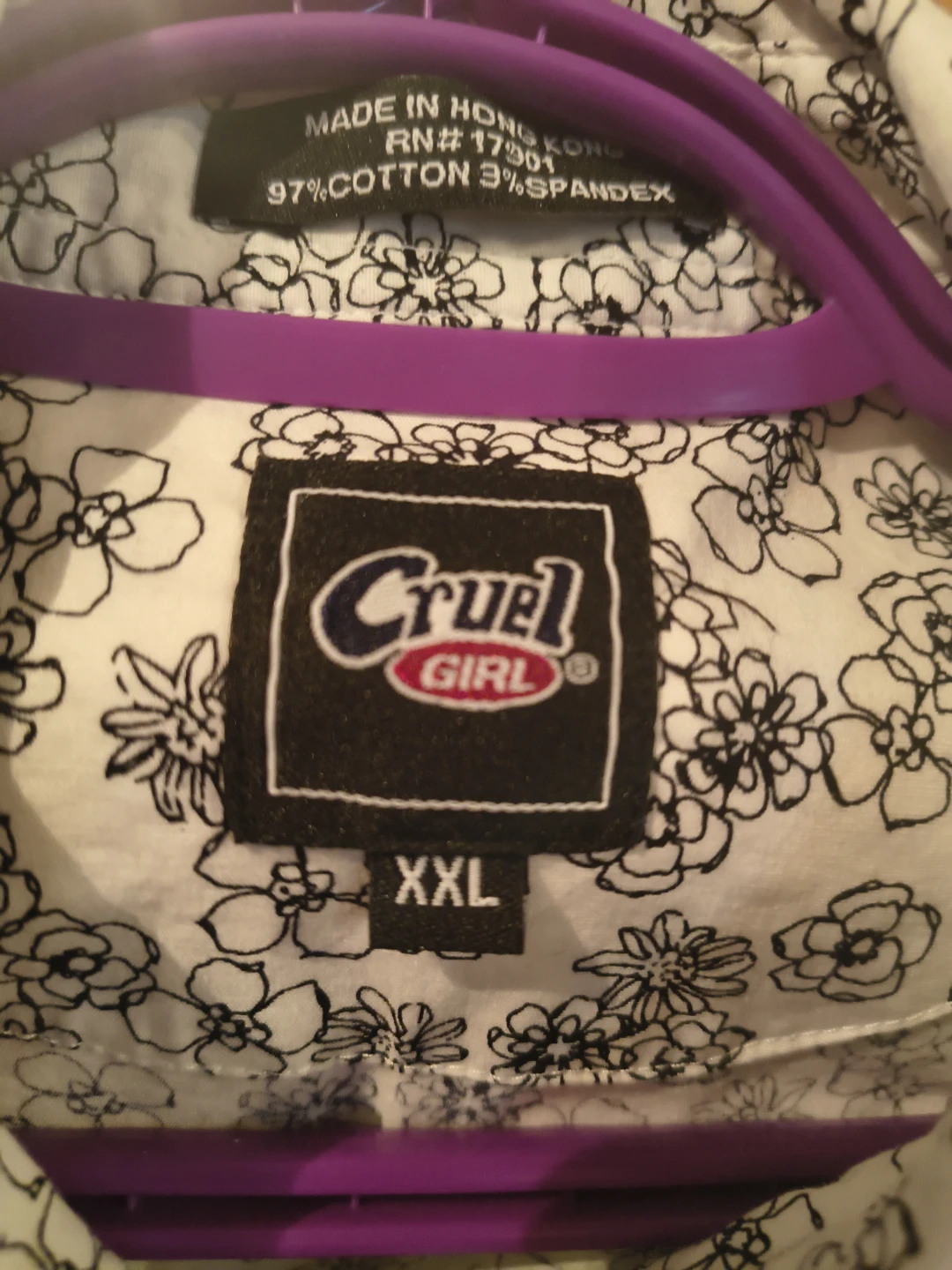 Cruel Girl Women's Button-Up Shirt XXL - photo 2