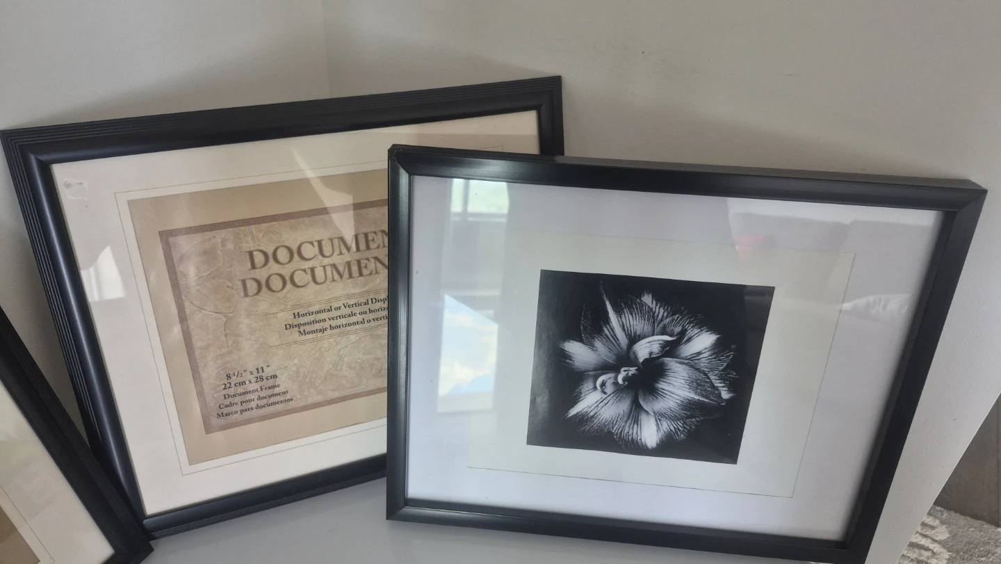 Set of 6 Black Picture Frames