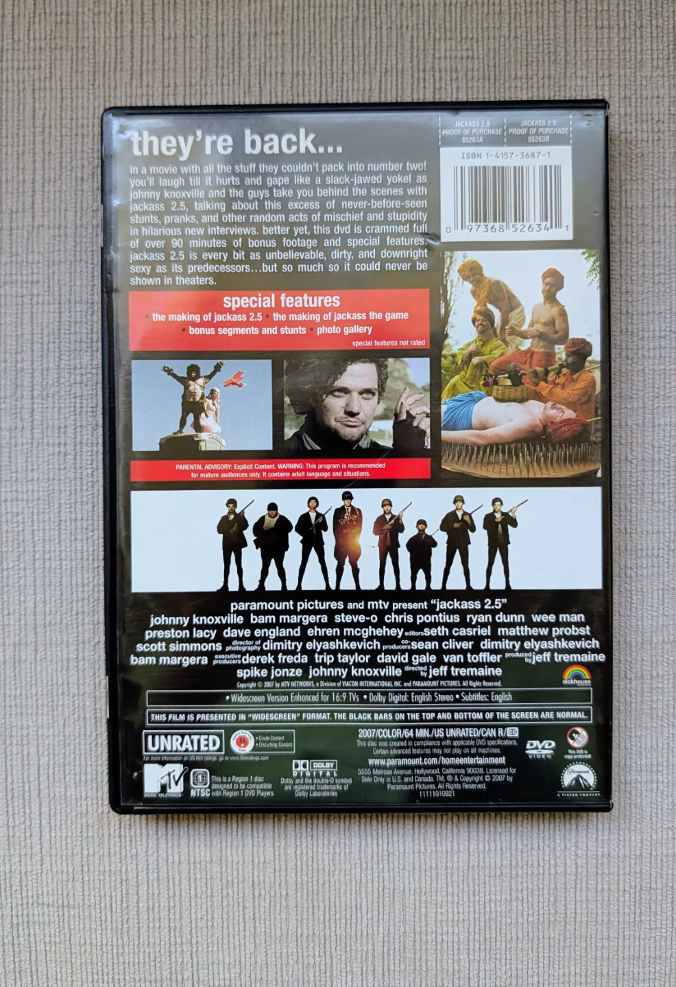 Jackass 2.5 Unrated DVD Movie - photo 2