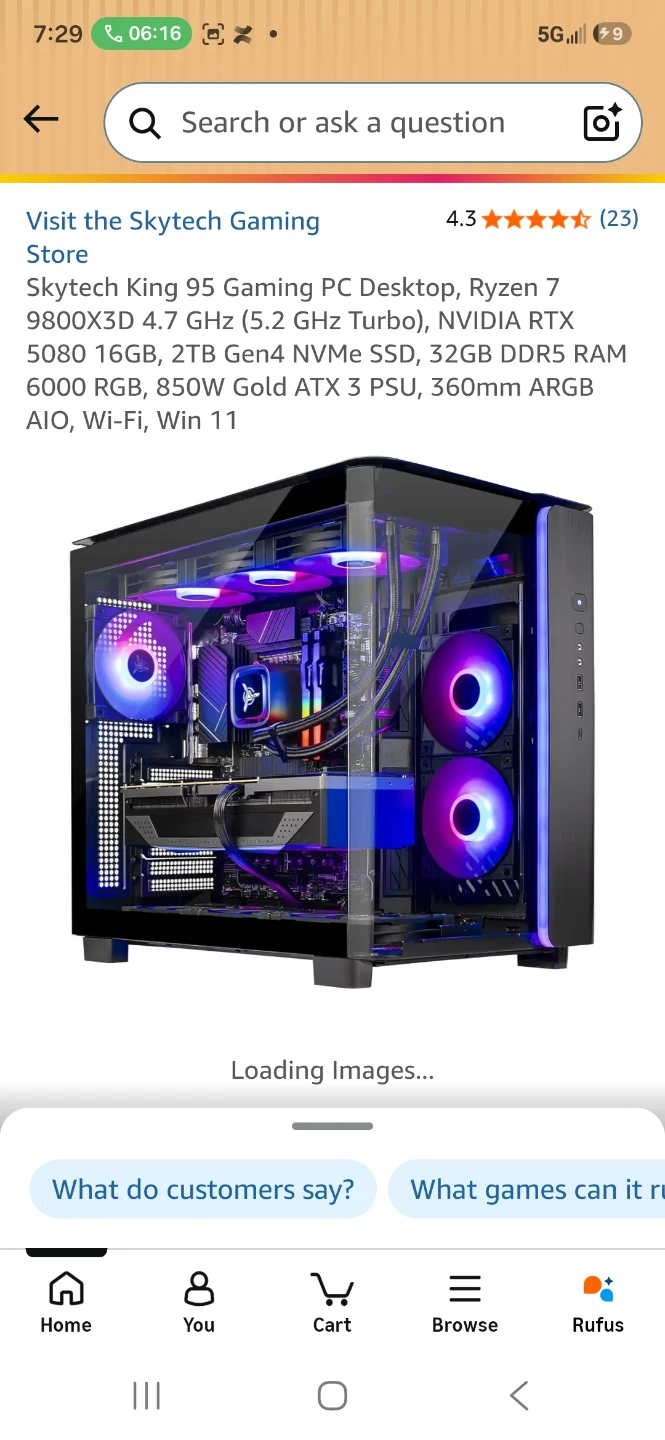 Skytech King 95 RGB Gaming PC