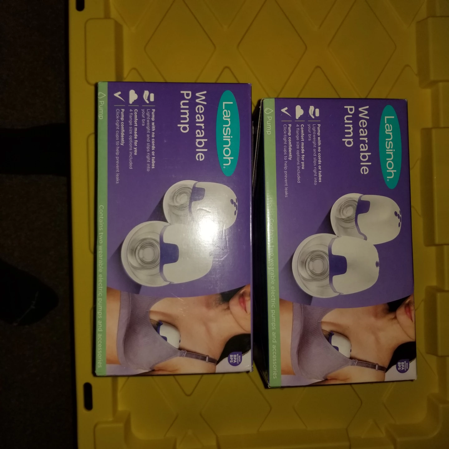 Lansinoh Wearable Electric Breast Pump - 2 Pack