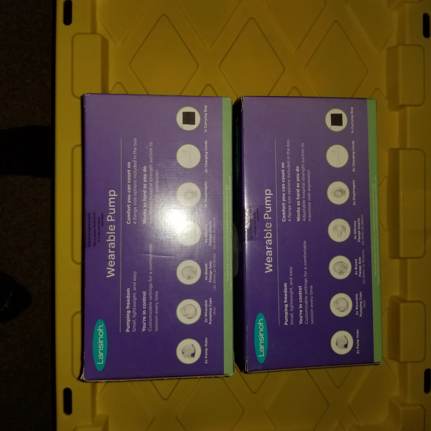 Lansinoh Wearable Electric Breast Pump - 2 Pack - photo 2