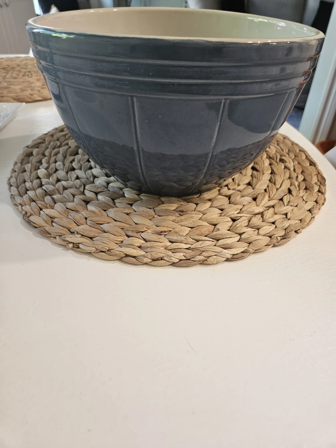 Blue Ceramic Mixing Bowl - photo 2
