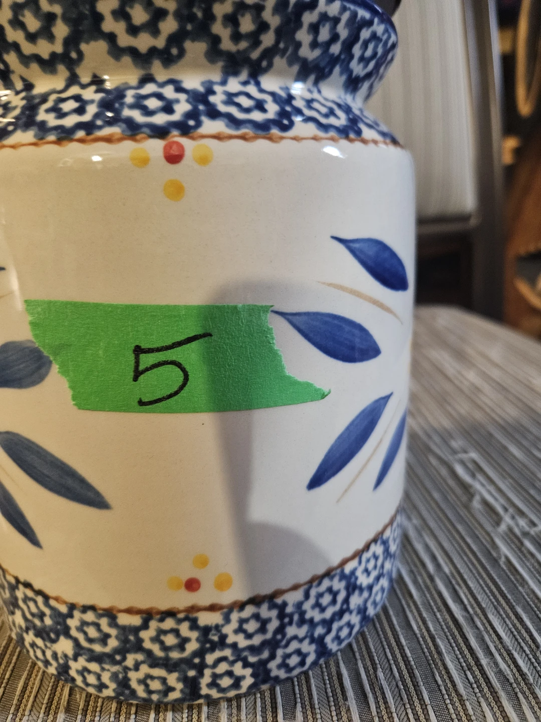 Ceramic Storage Jar with Lid - photo 4