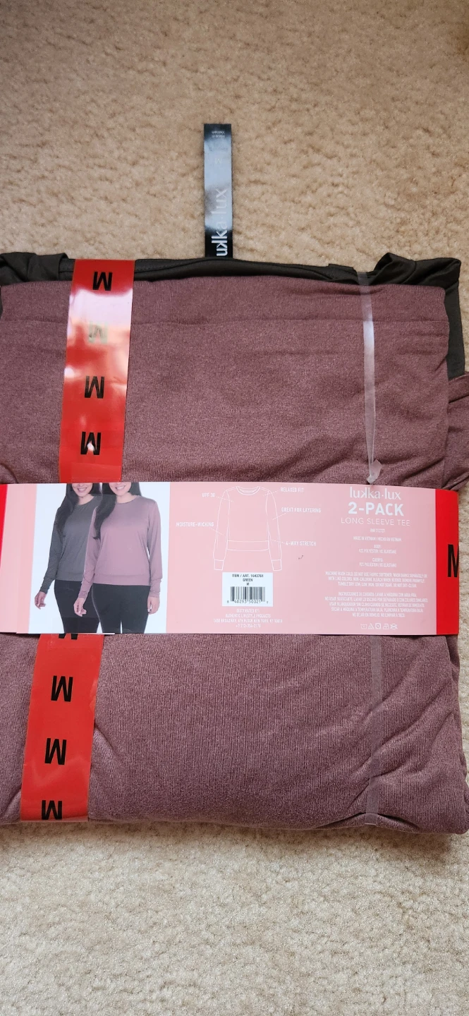 Lulka Lux 2-Pack Long Sleeve Tee Medium - photo 2