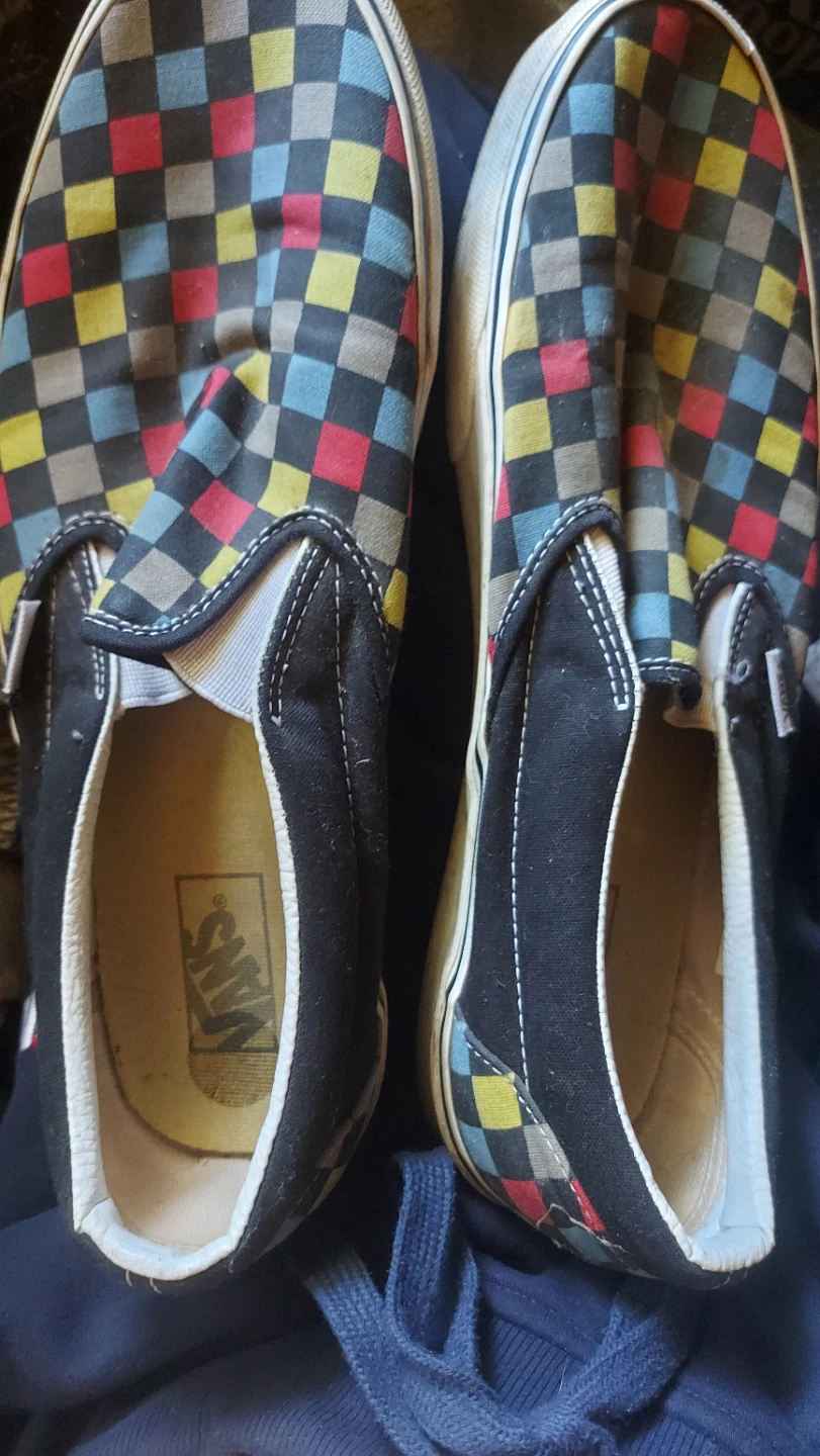 Vans Checkerboard Slip-On Shoes