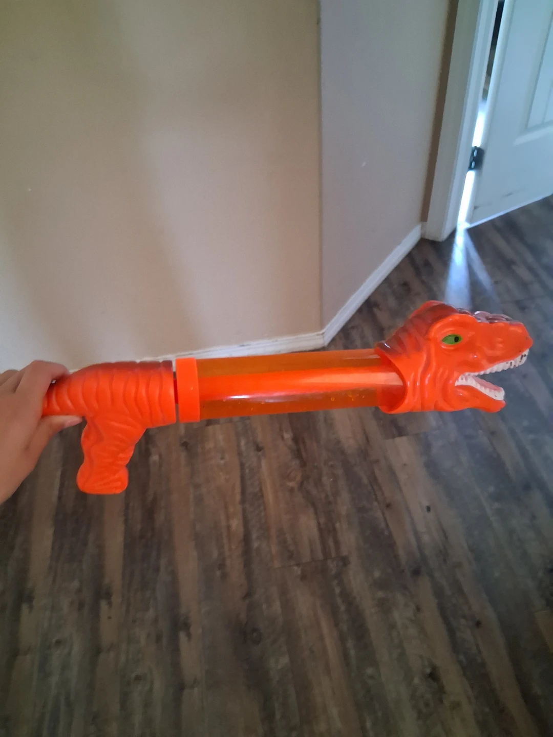 Orange Dinosaur Water Gun