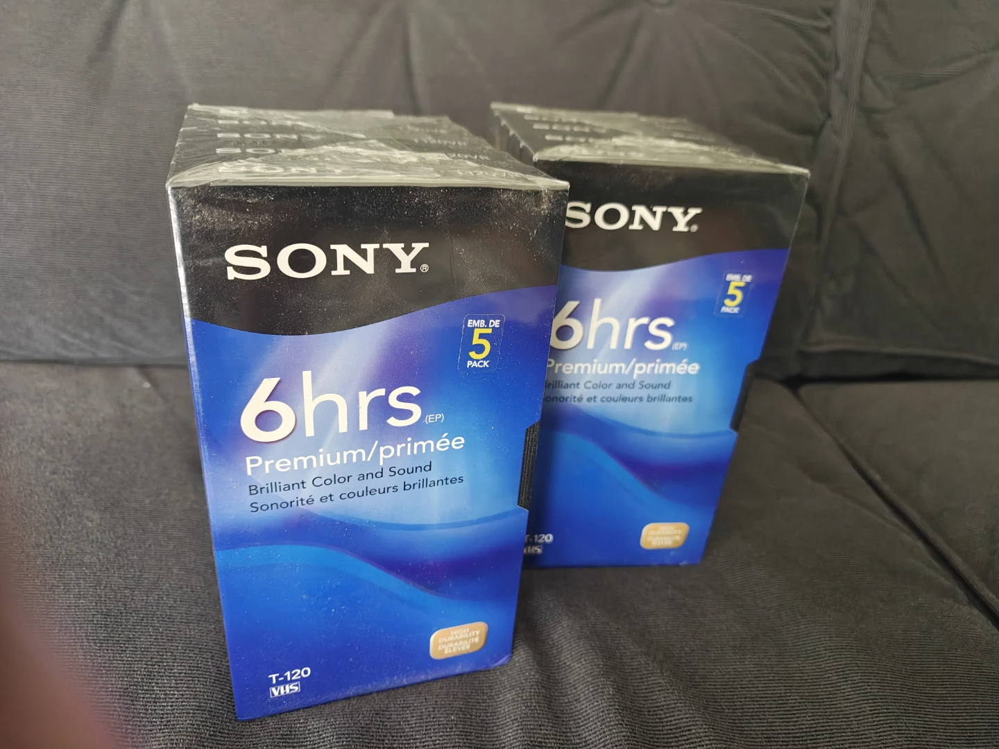 Sony 6hrs Premium VHS Tapes - 2 Packs