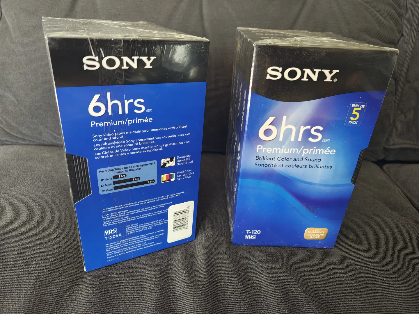 Sony 6hrs Premium VHS Tapes - 2 Packs - photo 2