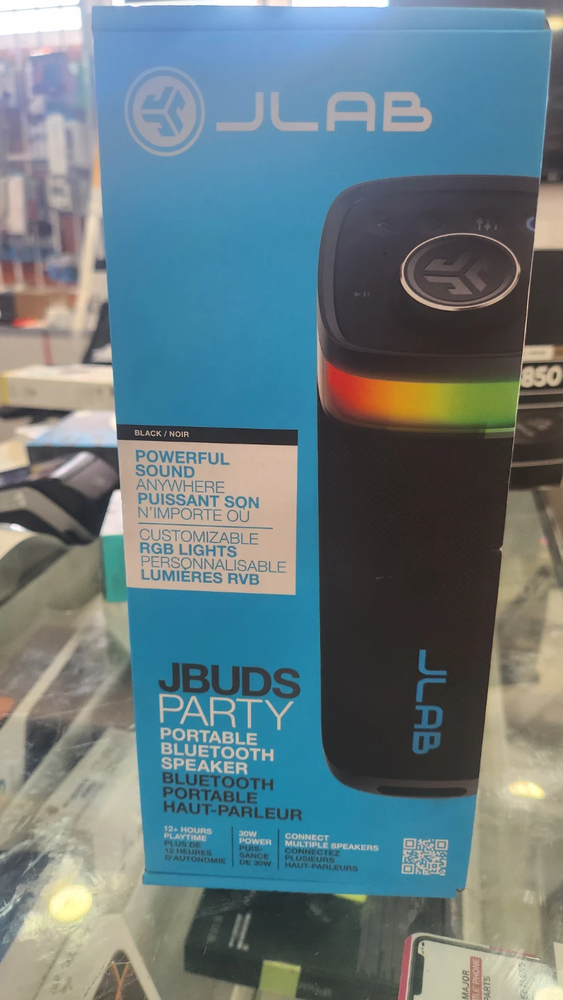 JLab JBuds Party Portable Bluetooth Speaker - Black