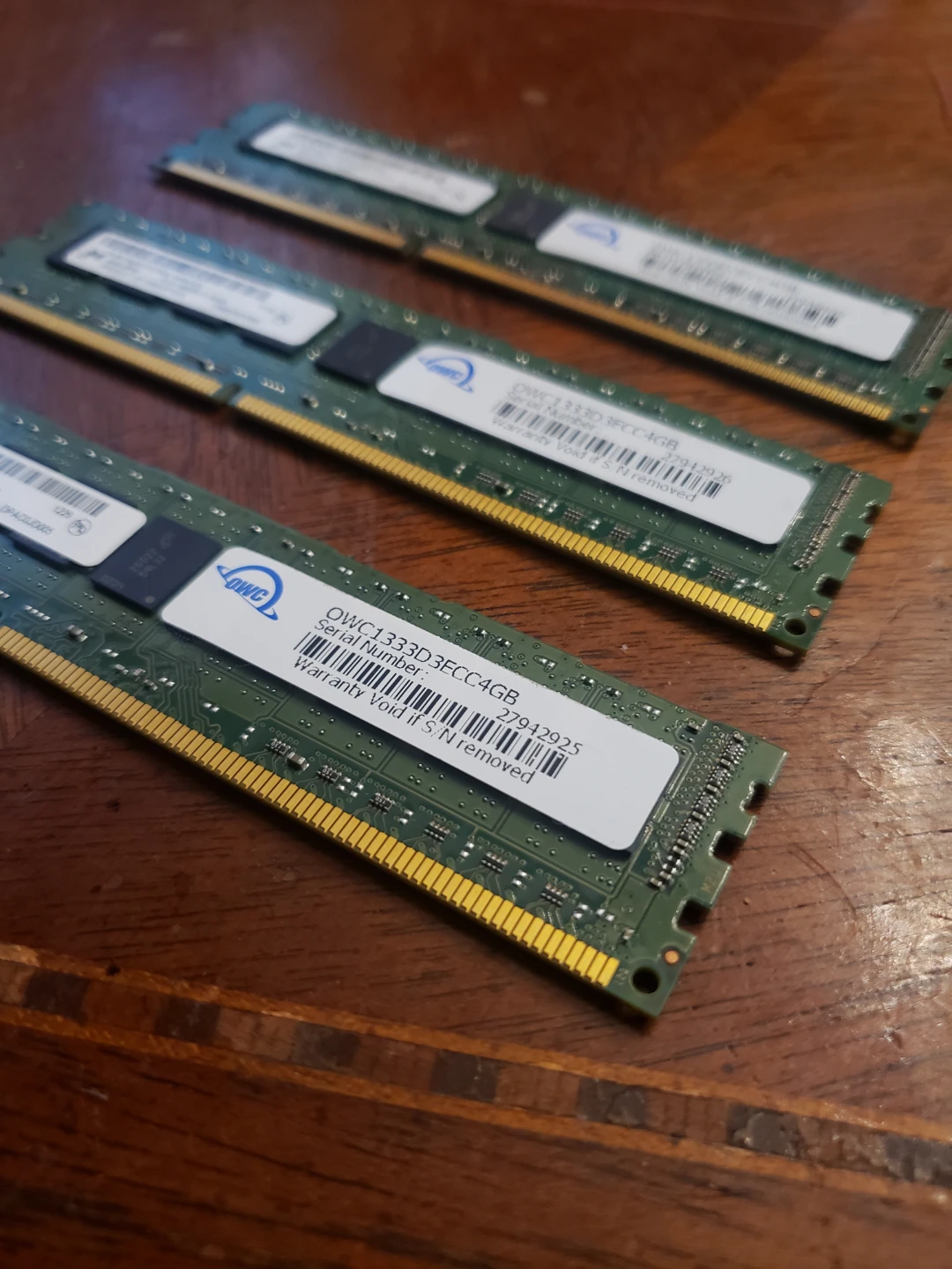 OWC 4GB DDR3 RAM Sticks (3x) (16gbs)