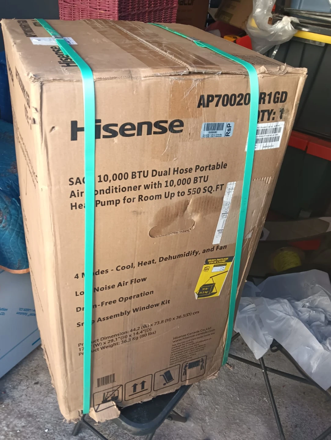 Hisense AP70020HR1GD Portable Air Conditioner - photo 2