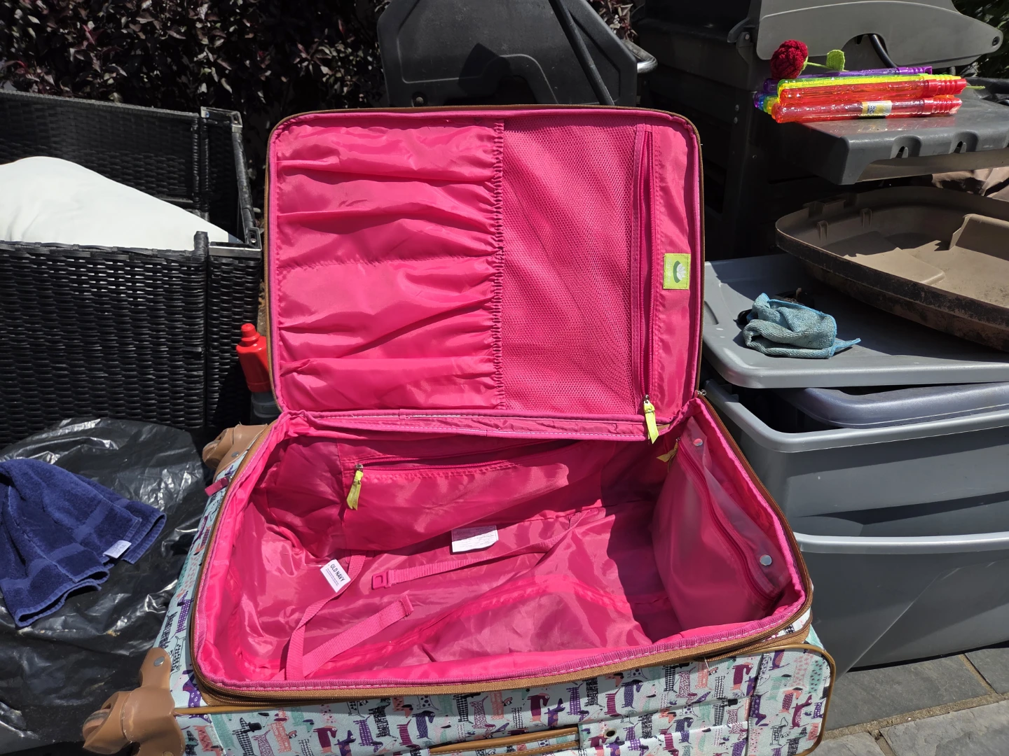 Travel Suitcase with Dachshund Print - photo 2