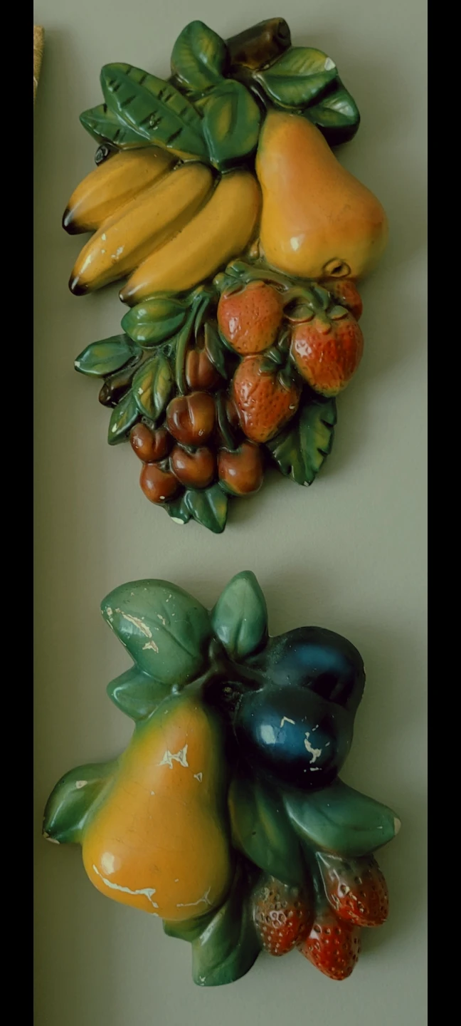 Ceramic Fruit Wall Decor