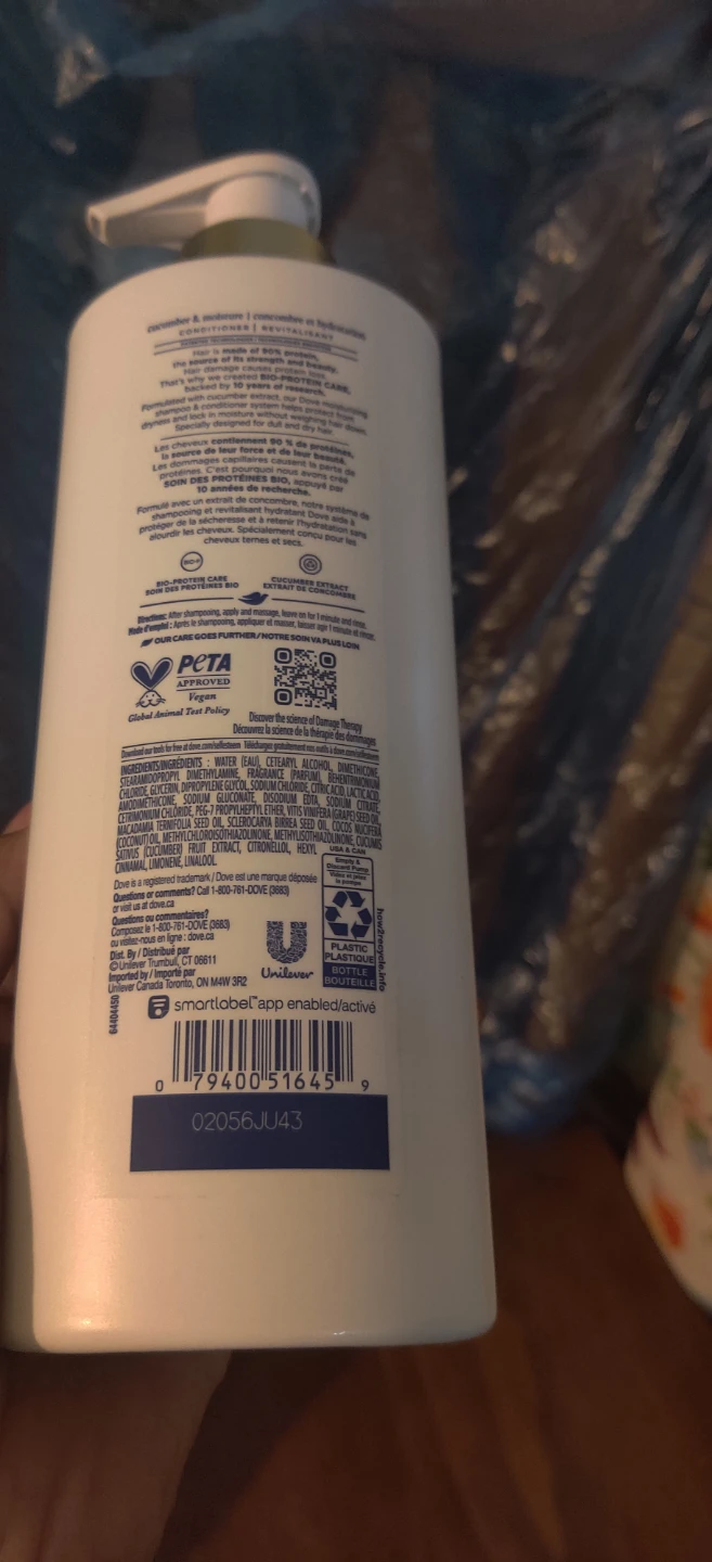 Dove Cucumber & Moisture Shampoo & Conditioner Set - photo 4