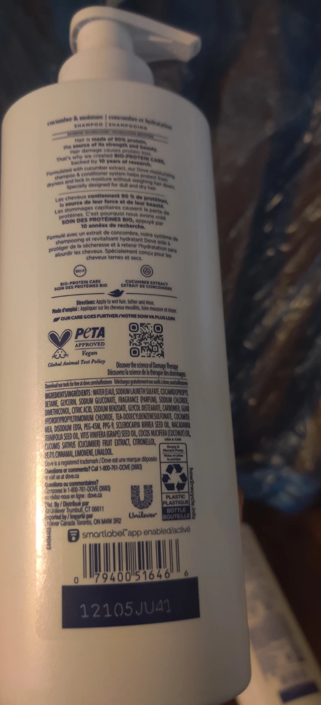Dove Cucumber & Moisture Shampoo & Conditioner Set - photo 5