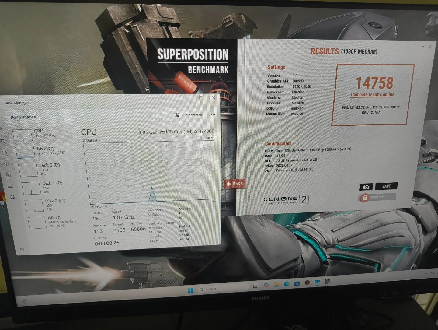 Gaming PC | Intel i5-13400F | RX 6600 8GB | 16GB RAM | 2TB SSD - photo 5