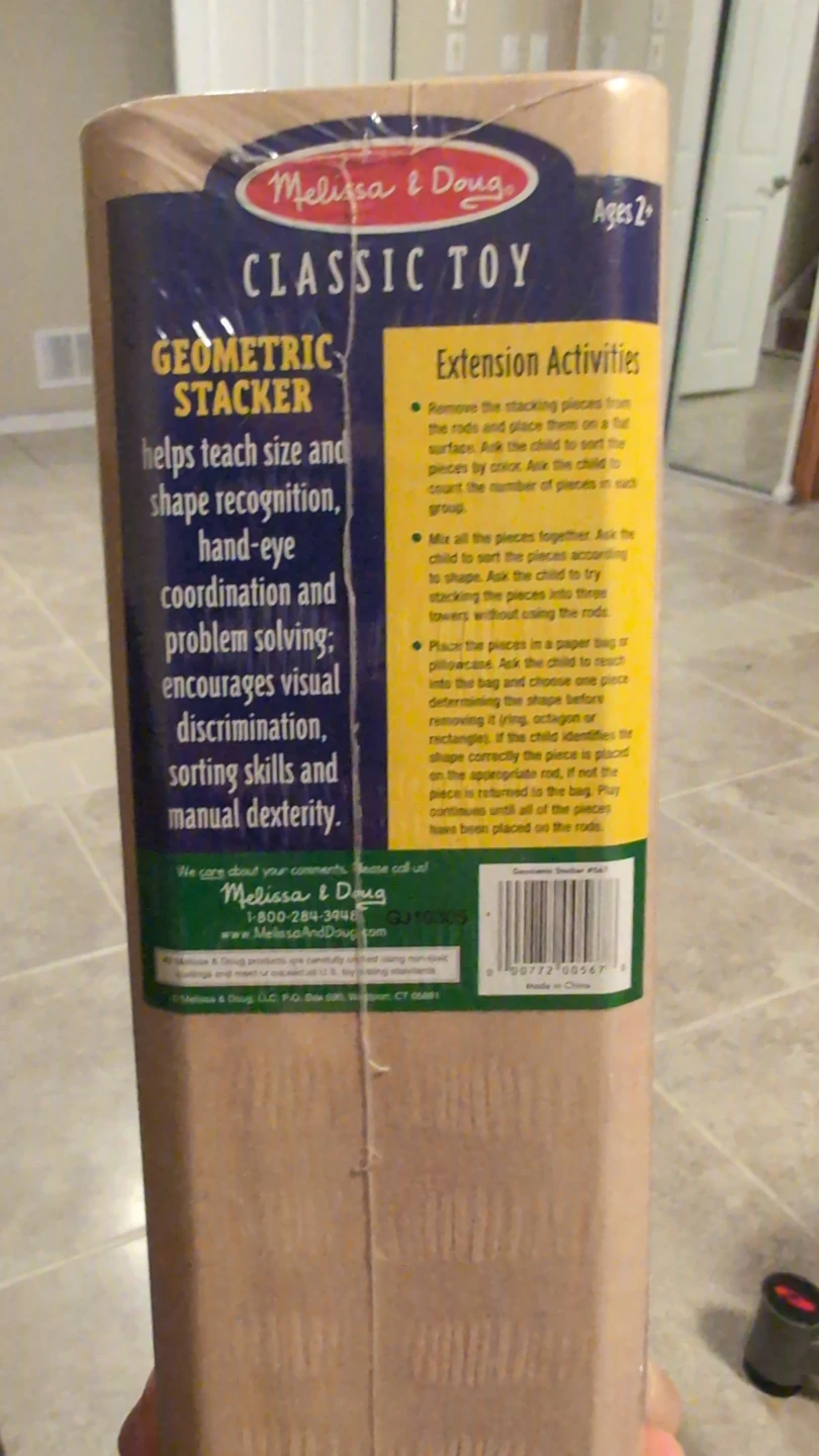 Melissa & Doug Geometric Stacker Classic Toy - photo 2