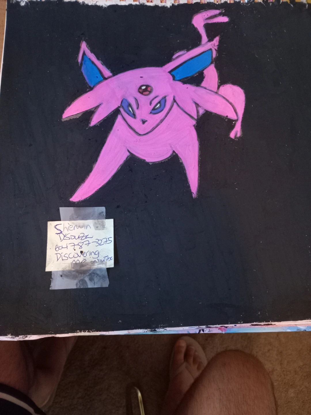 POKEMON DRAWING BY CUSTOM ARTIST SHERWIN