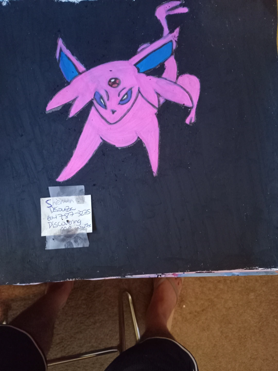 POKEMON DRAWING BY CUSTOM ARTIST SHERWIN - photo 5