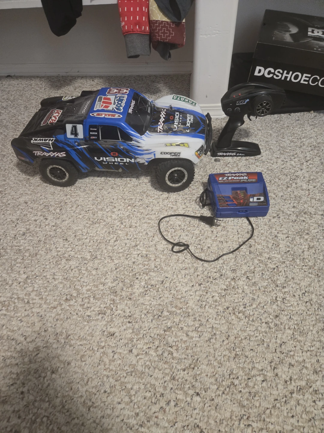 Traxxas RC Truck with Remote and Charger