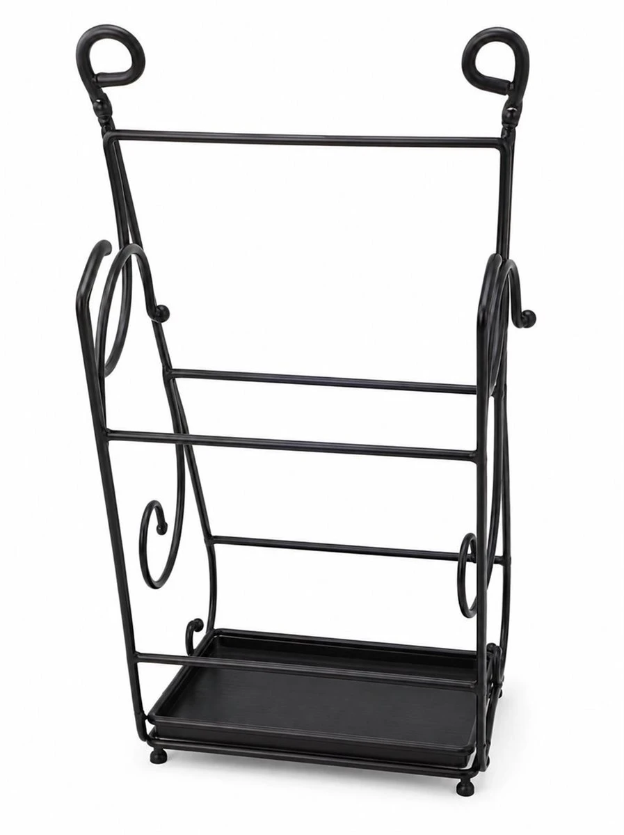 Black Metal Umbrella Stand